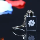 2019 new design customized car logo crystal keychain for gifts
