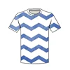 custom clothing manufacturers polyester stripe sublimation print t shirts short sleeve men sublimation t shirts graphic tee