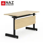 Cheap price high quality flip tables for office training room