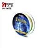 NOEBY 8 braided PE colorful #0.6 fishing line