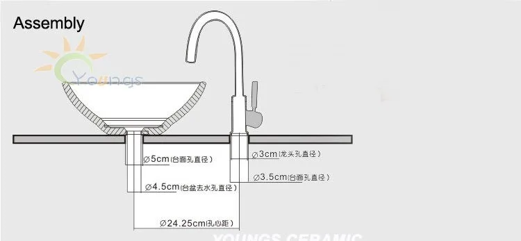 Jingdezhen Handbemalte Blaue Und Weiße Porzellan Keramik Waschbecken