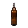 Wholesale 330ml 500ml 1000ml Amber Grolsch Style Airtight Swing Top stubby beer bottles