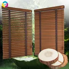custom decorative manual basswood venetian window shutter blinds