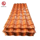 color coated prepainted metal aluminium zinc roofing sheets