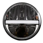 Accessories for Harley/Royal enfield Motorcycle 7'' Round LED Lights 7 Inch Sealed Beam Auto Car Headlight