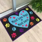 Pet Accessories Paw Clean Pet Paw Print Mat