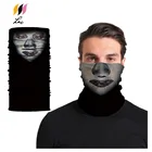Black Mask Custom Design Tubular Bandana Scarf