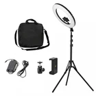 Charm Eyes Selfie Ring Light Portable Beauty Salon Led Light 18inch For Makeup Skin Care Beauty Nail Manicure