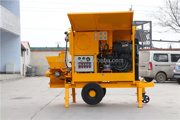 for small construction diesel driven mini concrete pump in