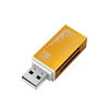 High Speed 4 in 1 Multifunctional smart USB 2.0 Micro USB TF SIM SD memory Card Reader usb adaptor