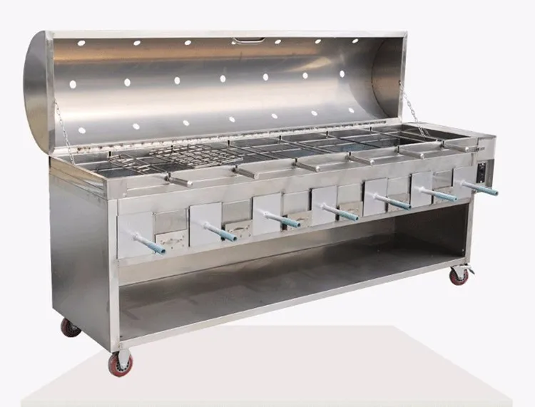 Automatic Rotary Barbecue Grill Machine Rotary Chicken Grill Machine