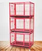 Colorful multi-layer stackable custom made small animal stackable pet cages