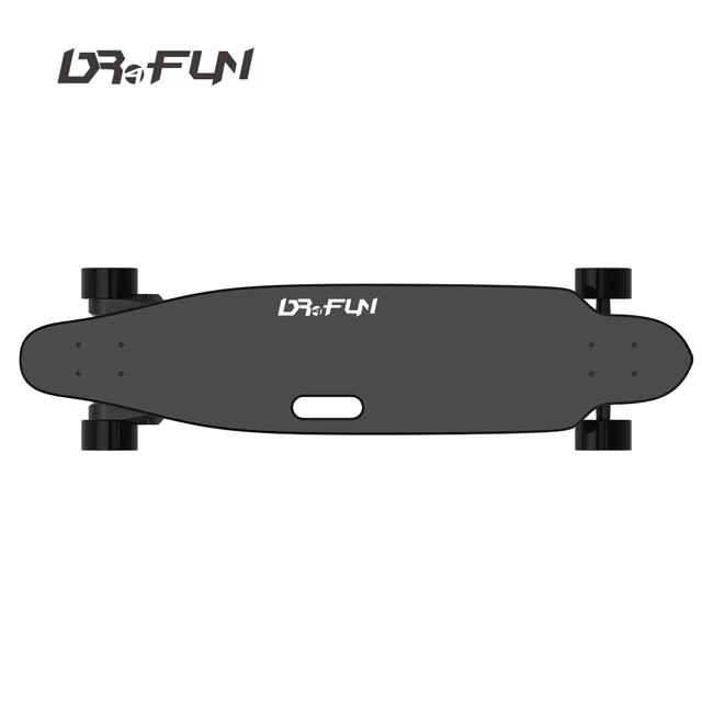 lightning dual belt motor electric long board skateboard
