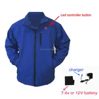 softshell 7.4V rechargeable battery motorcycle ski heated jacket