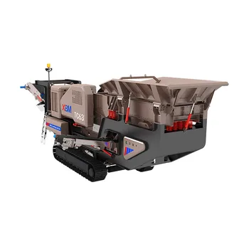 Trailer mounted mobile stone crushing plants, cone crushing plants, mobile crusher plant for leasing