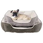 China Designer Pet Accessories Wholesale Washable Comfortable Luxury Durable orthopedic Pet Dog Bed
