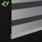Manual double layer blind day and night zebra roller shades