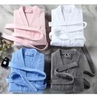 Wholesale 100% Cotton Velour Skin-Friendly Kimono Women Bath Robe