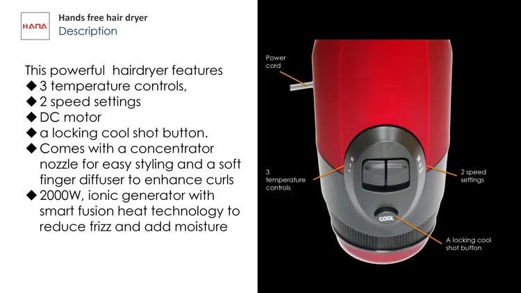 water transfer hair dryer