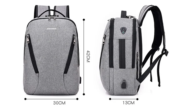 New arrival promotional men women laptop rucksack polyester business day backpacks