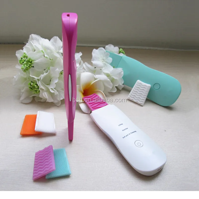 Handheld Ultrasonic Micro Dermabrasion Facial Skin Scrubber Beauty Spatula