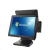 Supermarket 15 Inch Aluminum Alloy True Flat DualTouch Screen All In One Pos Terminal with Card Reader