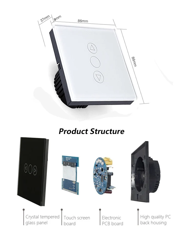 App Wifi Touch Fan, Plastic - detail 14
