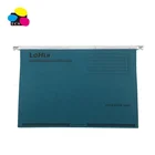 High Quality Recycled Paper FC Blue Bright Colored Suspension Hanging File Folder For Office School