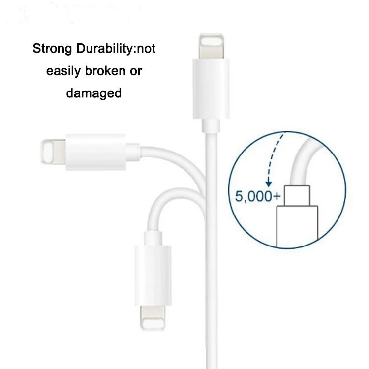 Original PVC Fast Phone Charging Cable Data USB For IPhone For IPad For Max Book, Smartphone Accessories USB Cable - ANKUX.COM