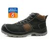 Nubuck leather high quality antistatic safety shoes indonesia