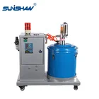 YGP-AD 30L 380VAC 3 outlets grease oil quantify lubricator pneumatic forced lubrication pump system MUYANG pellet mill