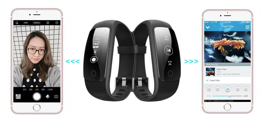 Makibes ID107 Plus HR Bluetooth Smart Bracelet Heart Rate Monitor Multi sports Cardio Fitness Guided Breathing Fitness Tracker OLED Screen (10)