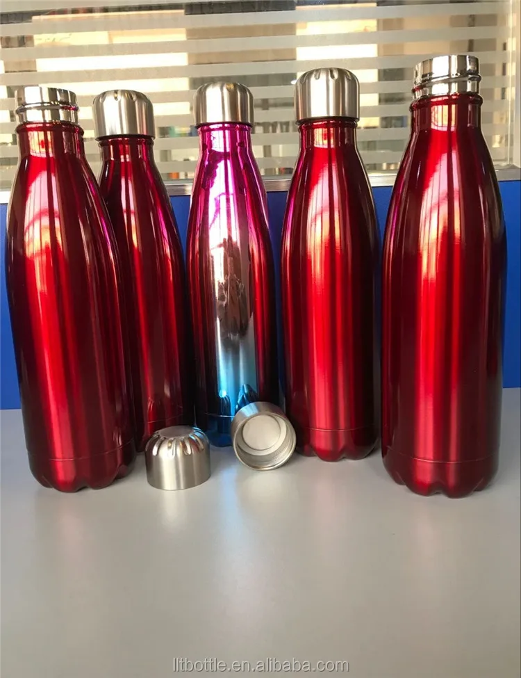 stainless steel water bottles (set of 2) thermos vacuum flask