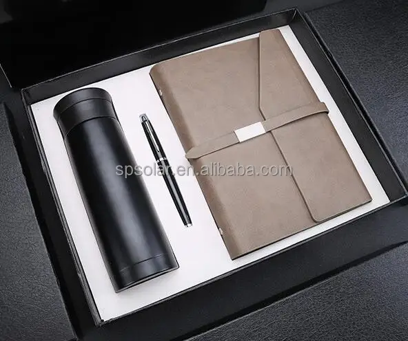 luxury corporate anniversary souvenir gifts leather notebook