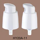 aluminium screw 20mm crimp lotion pump with as transparent cap