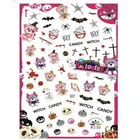 High quality Halloween decoration party supplies nail sticker Halloween sticker