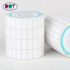 Blank Custom Size White Glossy Packaging Labels Self Adhesive Paper Stickers Roll for Shipping Mark