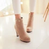 latest ladies elegant footwear boots shoes women ankle boots CP6607