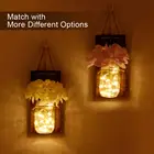 Decorative Battery Operated Rustic Hanging Mason Jar Wall Sconce