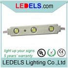 12V 1.2W waterproof channel letters and display case lighting 3 led module light