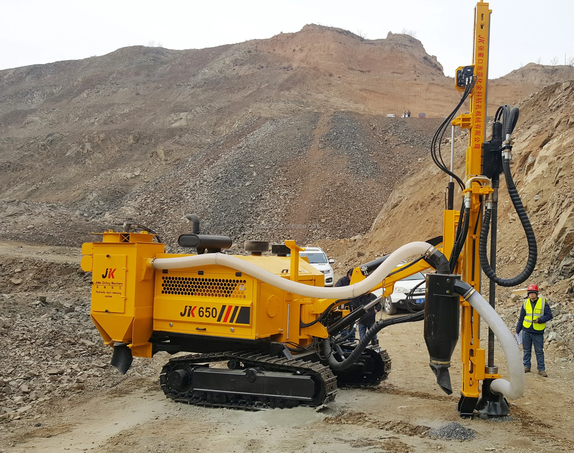 Jk Drilling Jk650 Crawler Mounted Down The Hole Hydraulic Blasting With