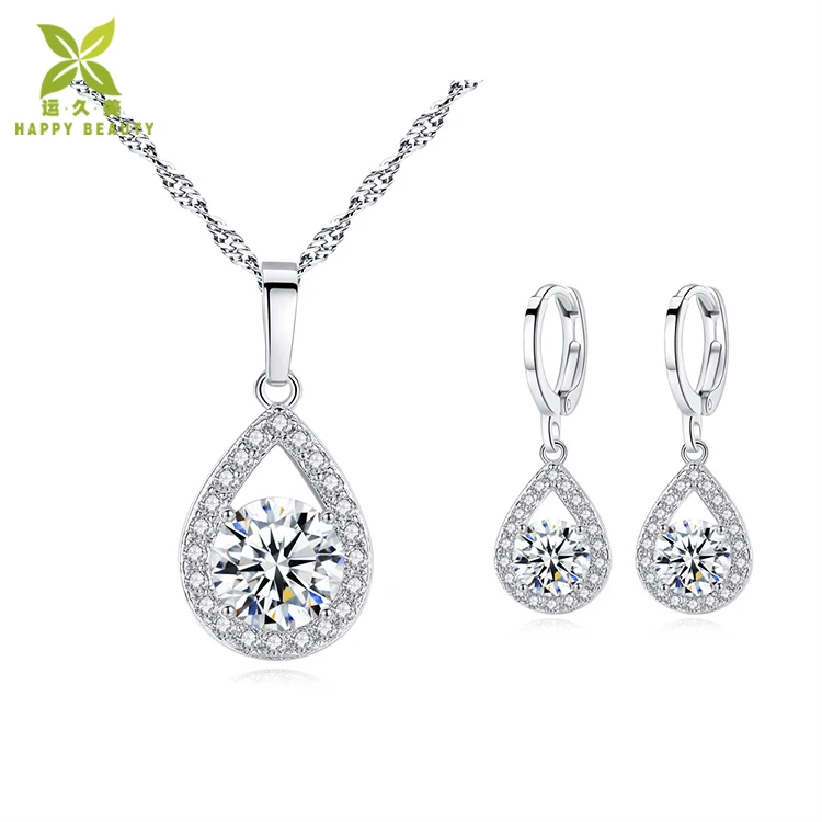 Zhang Trading 18K Yellow Gold Plated Bee Pear Cut CZ Dangle Stud Earrings