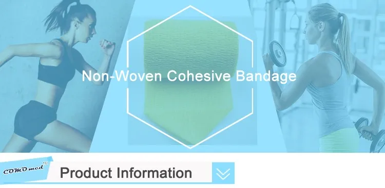 Wuxi cohesive bandages elastic soccer bandage gauze 