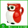 Wholesale handmade lovely red animal ceramic cup