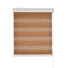 Good-looking Aluminum Valance Manual Control Rainbow Zebra Roller Blinds