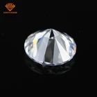 Wholesale 1 carat Round White aaa Cubic Zirconia Stone Price for Jewelry
