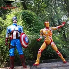 Popular Movie Cartoon Famous Character Statue Captain america