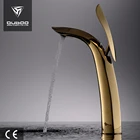 Kaiping sanitary ware fittings golden brass bathroom taps