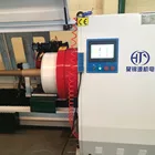 Single shaft big roll cutting machine with high speed for paper.