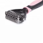 Professional quick remove dematting dog cat blade brush pet dematting tool